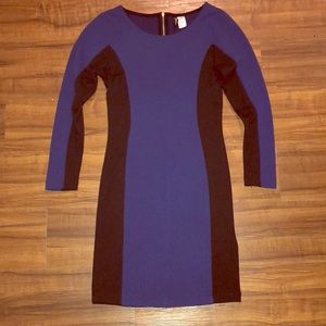 Navy blue & black dress